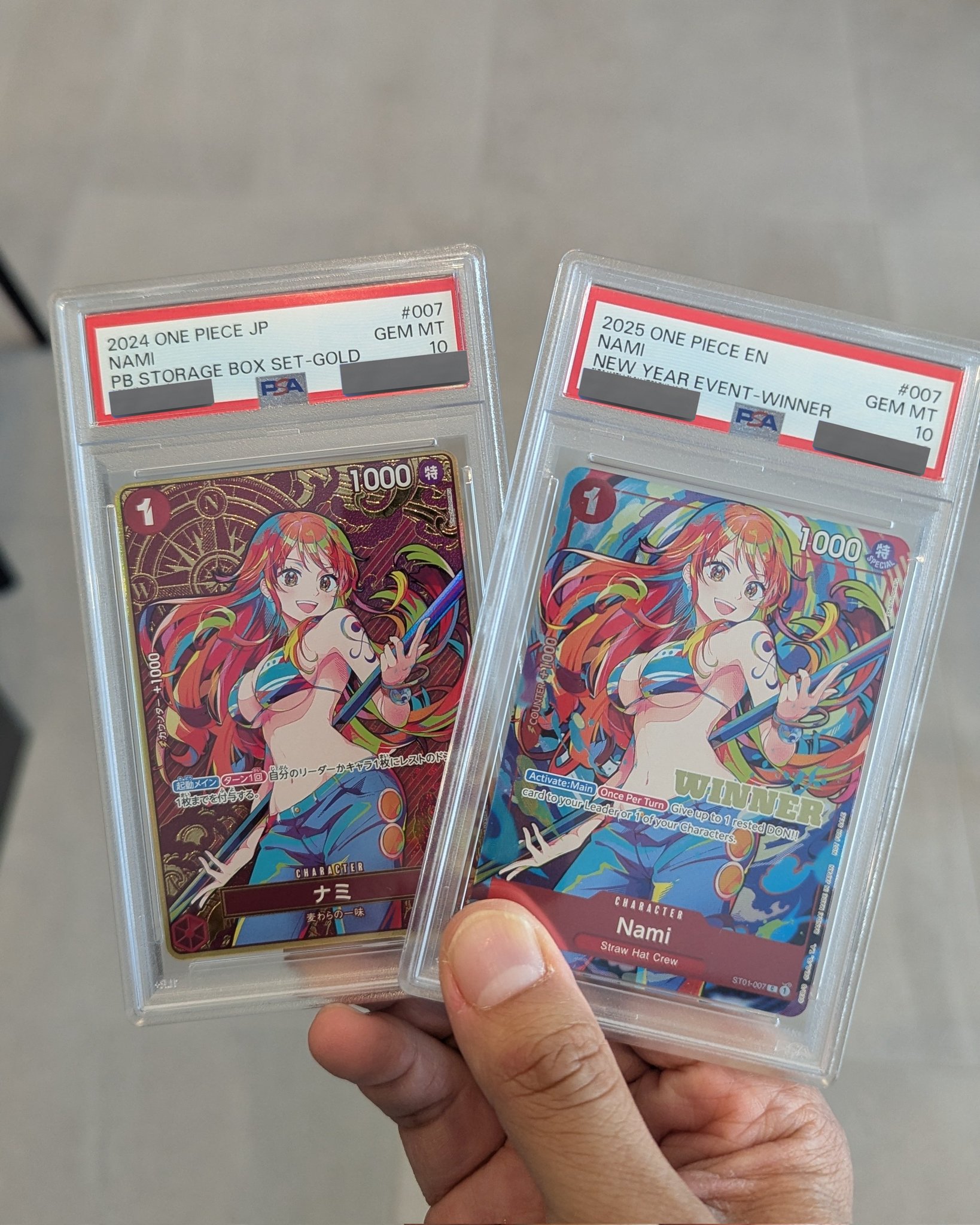 【PSA10】NAMI GOLD PB STORAGE BOX SET ナミ PSA10 One Piece Card NAMI ST01-007 PB Storage Box Set GOLD