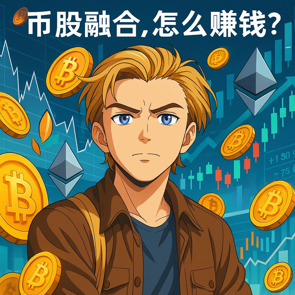 wsjack_eth's tweet image. 《币股融合，有什么机会？》

最近接触了很多做币股融合的人、项目，也跟不少朋友交流过。今天在不涉及商业机密的情况下，分享一下我的理解，和这里有哪些赚钱的机会。

1️⃣ 币股融合是趋势，不可阻挡。…