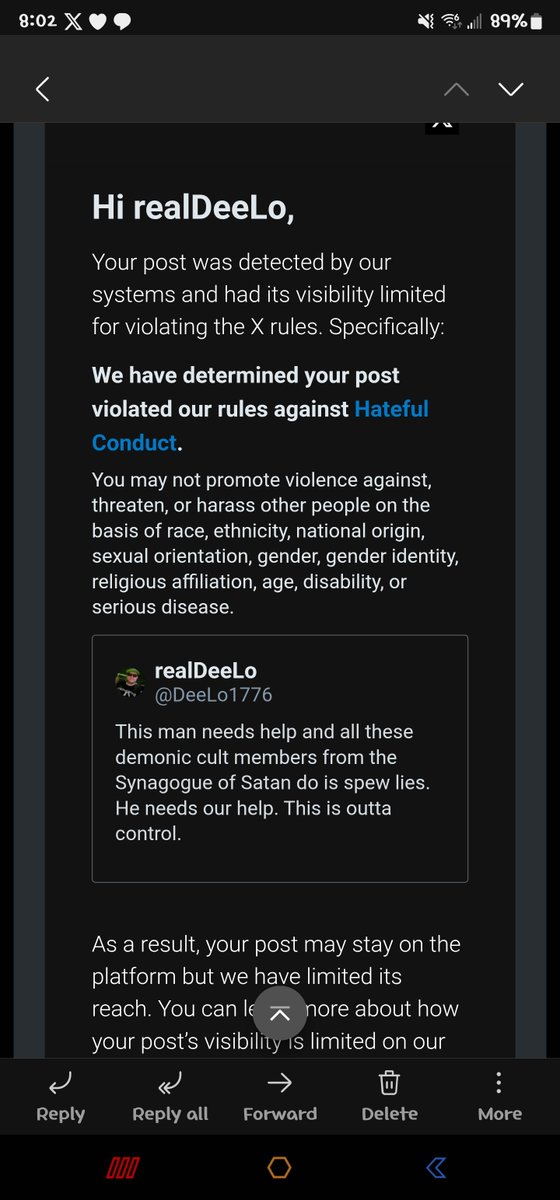 DeeLo1776's tweet image. Happens daily because the jews want to silence us....