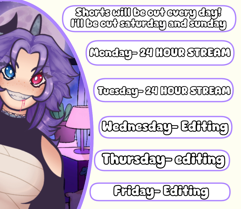 SharciVT's tweet image. Schedule for the week!