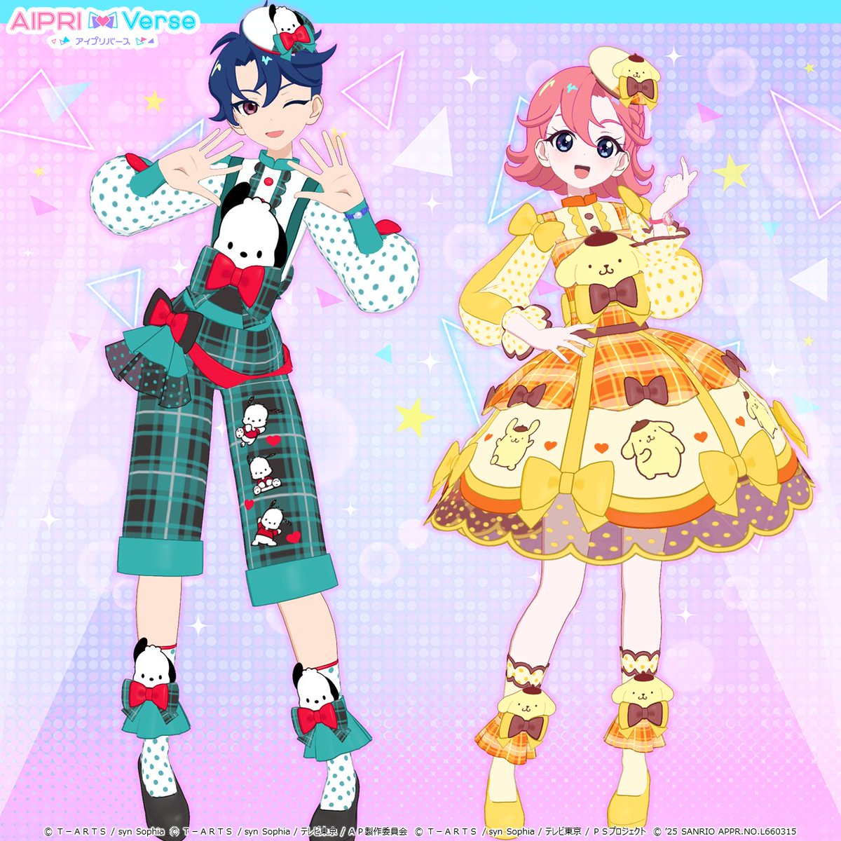 T_ARTS_PRETTY's tweet image. 【アイムゥ】
好評稼動中❣
#アイプリバース リング2だん
/
#サンリオキャラクターズ
×
アイプリバース
コラボコーデが登場❣
\
サンリオキャラクターズひろばで
かわいいコラボコーデをゲットするムゥ💞
くわしくはこちら👇✨
aipri.jp/verse/new/ring…
#アイプリ