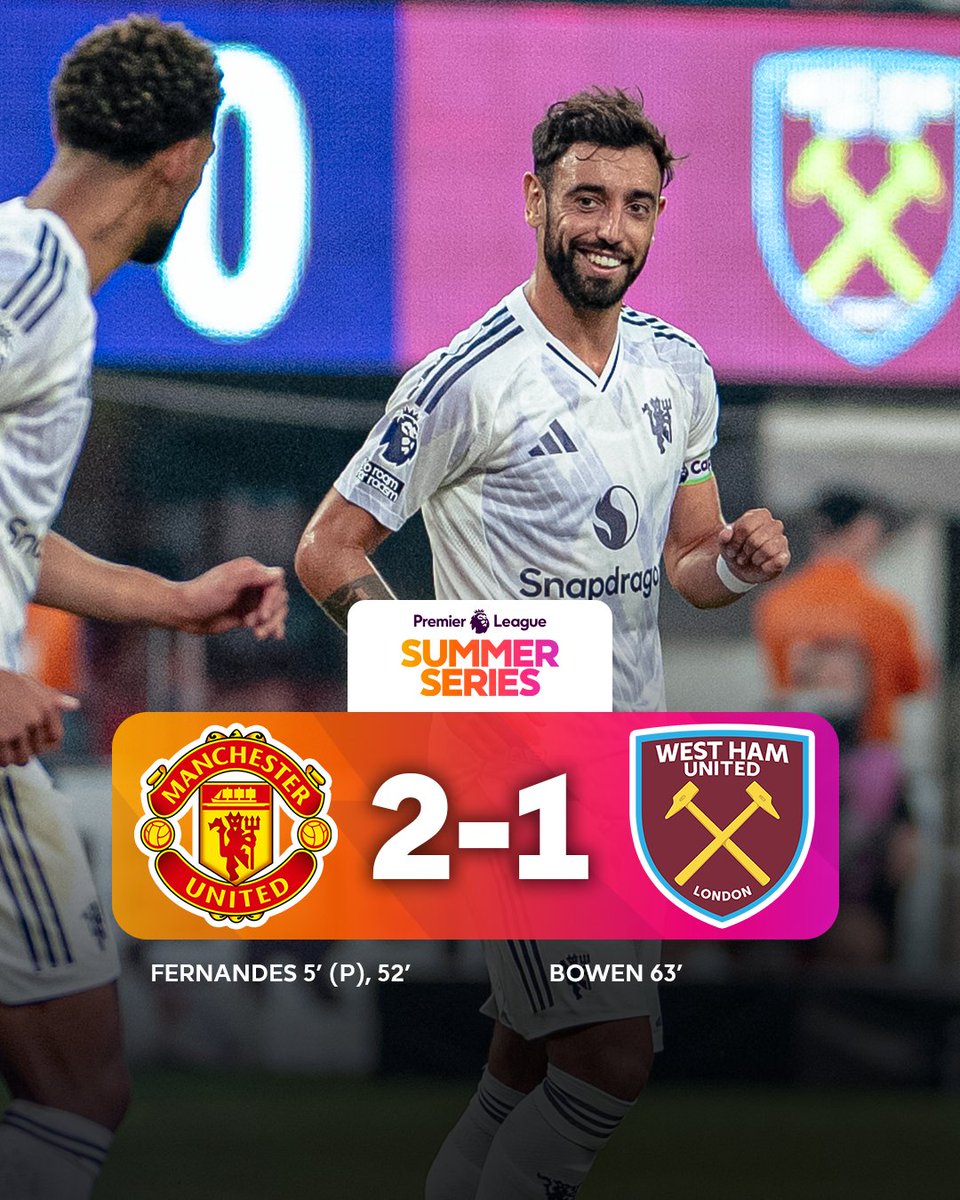 PremierFanPost's tweet image. #PLSummerSeries Victoria para #ManchesterUnited en un partido donde claramente fue de más a menos, hasta el 2-0 fue mucho mejor sin embargo por no anotar el tercero le descontaron y la paso mal en el tramo final de partido mostrando una excesiva irregularidad
Mas allá de la…