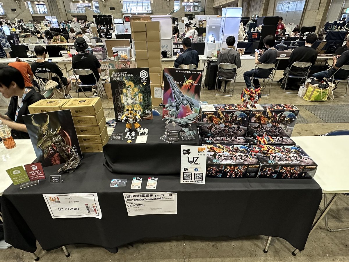UZstudio2025's tweet image. Ready!

#ワンフェス2025夏 #WonderFestival #WF2025S #メダロット