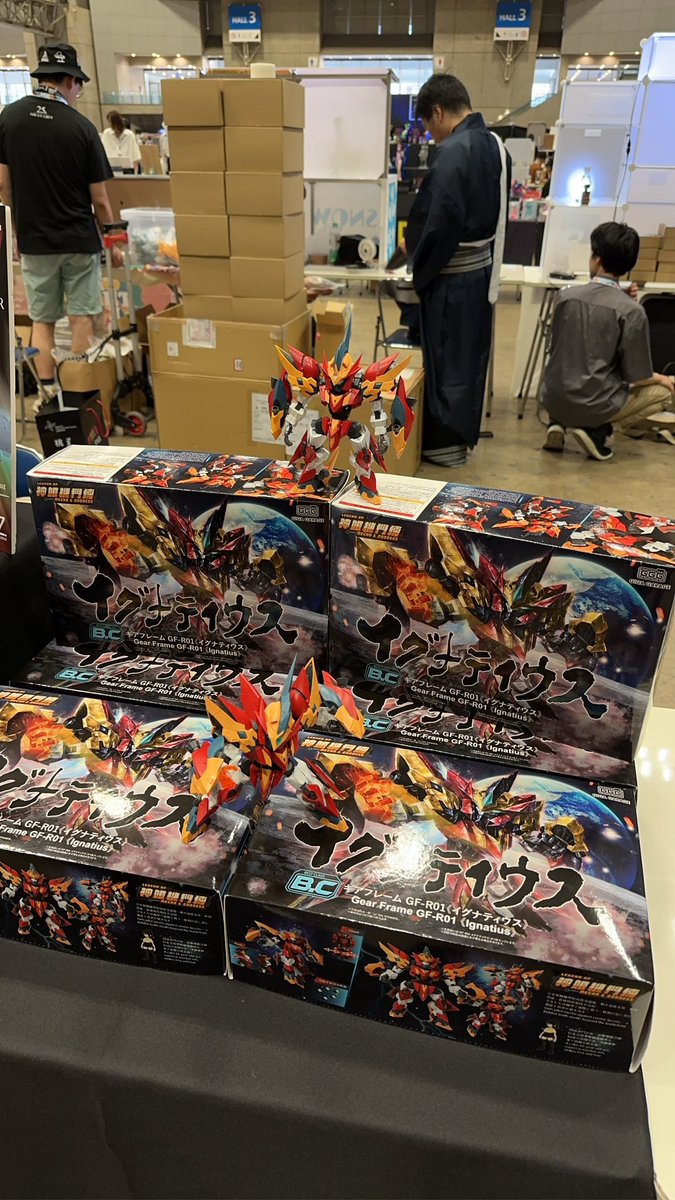 UZstudio2025's tweet image. Ready!

#ワンフェス2025夏 #WonderFestival #WF2025S #メダロット