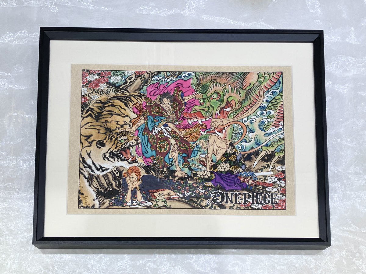 ワンピース 高級複製原画 アート ONE PIECE 麦わらストア梅田店 on X: