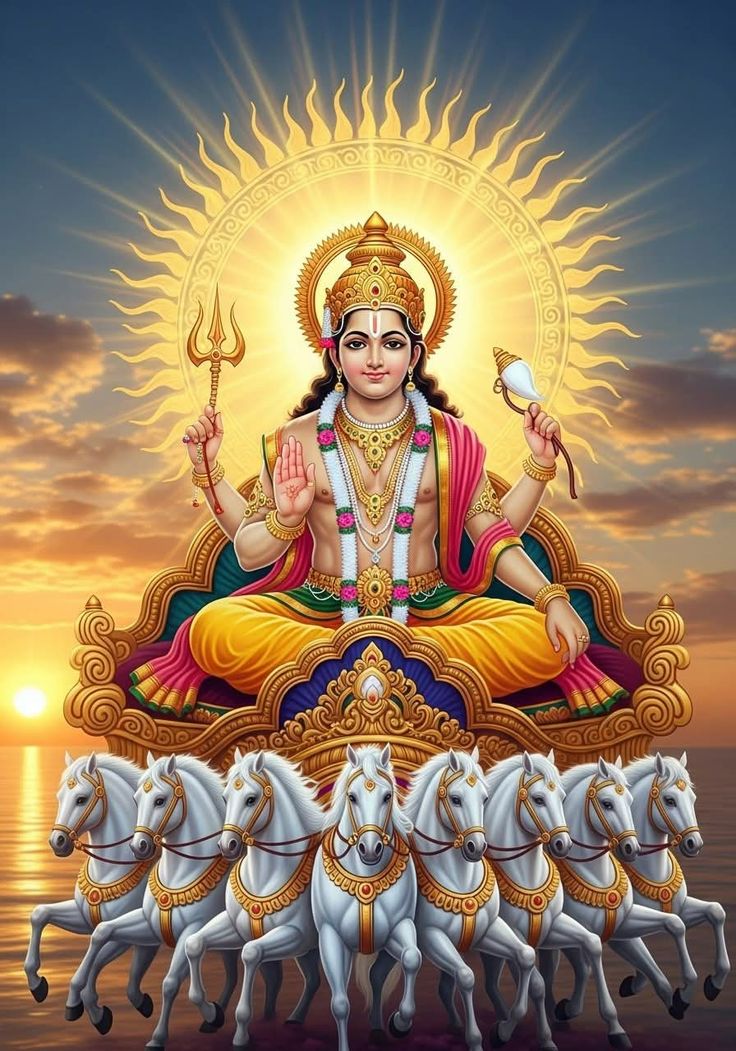 संपूर्ण जगत में उजाला फैलाने वाले......!
🌞 ॐ घृणि: सूर्याय नमः।
जय श्री सूर्य देव ❣️🙏