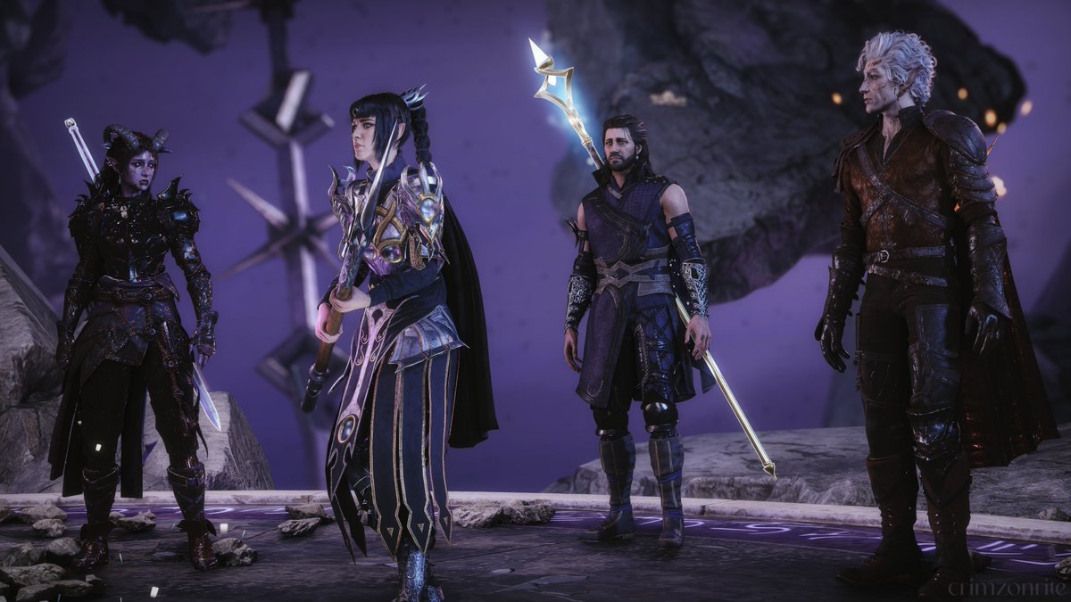 crimzonrite's tweet image. Why do they all look so good 💜
