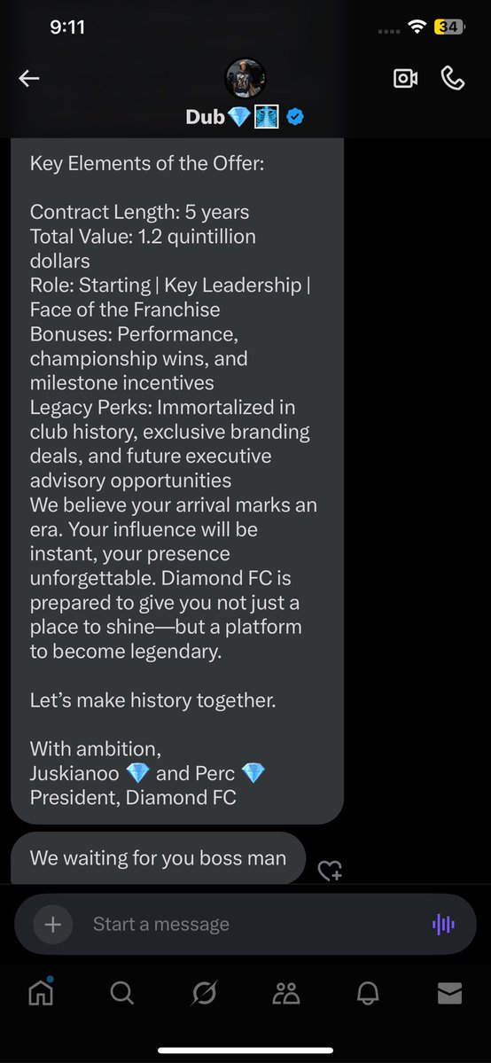 LeCorbJames's tweet image. Diamond FC moves to an official offer to LeCorb. The Decision coming soon.