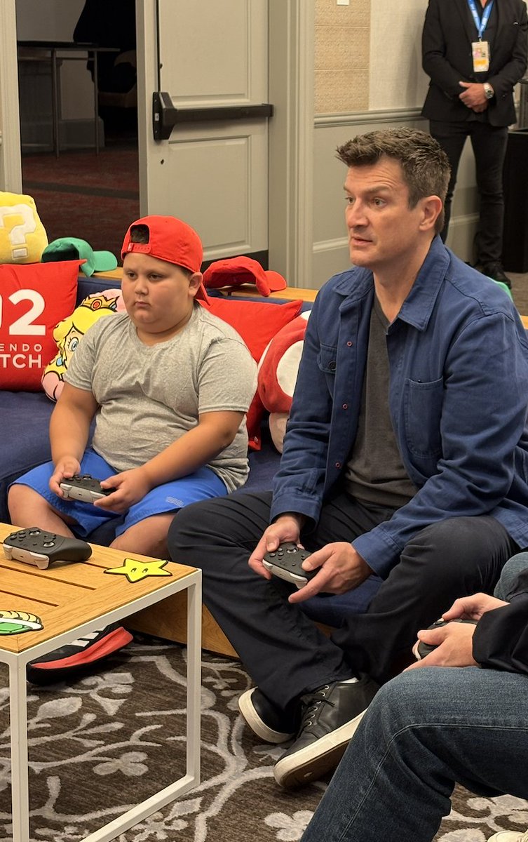 Nathan Fillion plays "Mario Kart World" against The Rizzler.