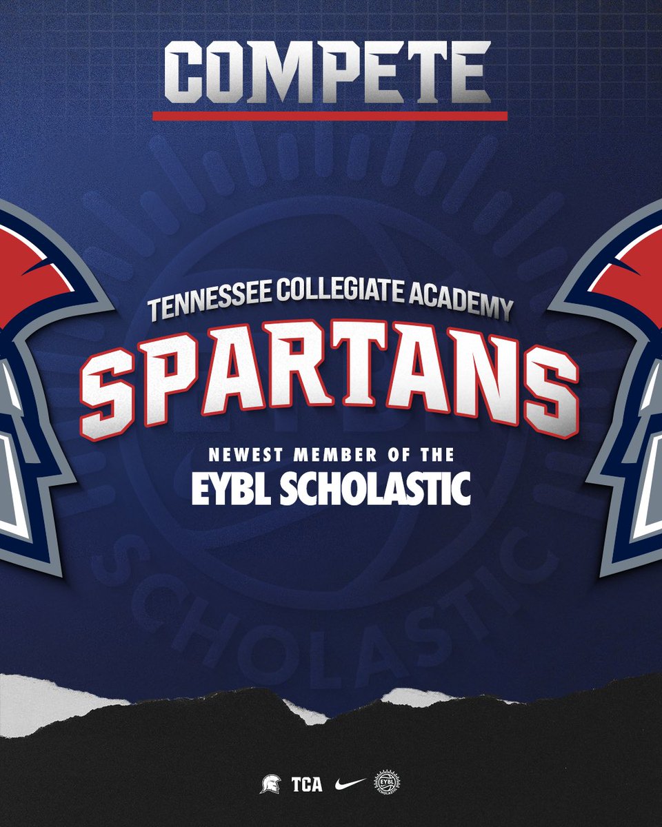 tcaspartanshoop's tweet image. A New Era Begins in Tennessee! Introducing the newest member of the Nike EYBL Scholastic League: Tennessee Collegiate Academy — home of the Spartans. Where elite athletes, academics & leadership rise together.
The Grit. The Grind. The Spartans!
#nikeeybl #spartanstandard