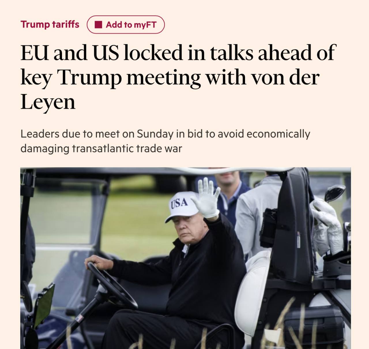 Risk of Trade War