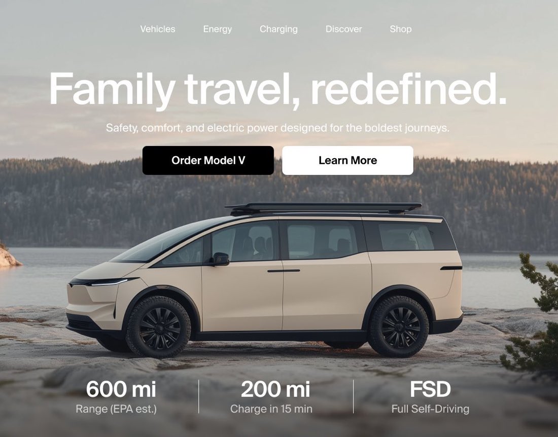 SoLuckyLas's tweet image. Me, my wife and my 5 kids need this lol. @Tesla @elonmusk