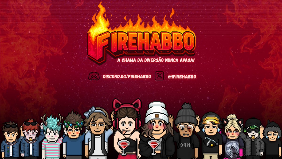 Está sentindo a temperatura aumentar? 🔥 A FireHabbo está oficialmente chegando para oferecer os melhores jogos, eventos e premiações aos usuários do Habbo.  

Convidamos você a acender a chama da diversão conosco amanhã, às 21h BR (+4h PT). Aqui, ela nunca se apaga! #Habbo