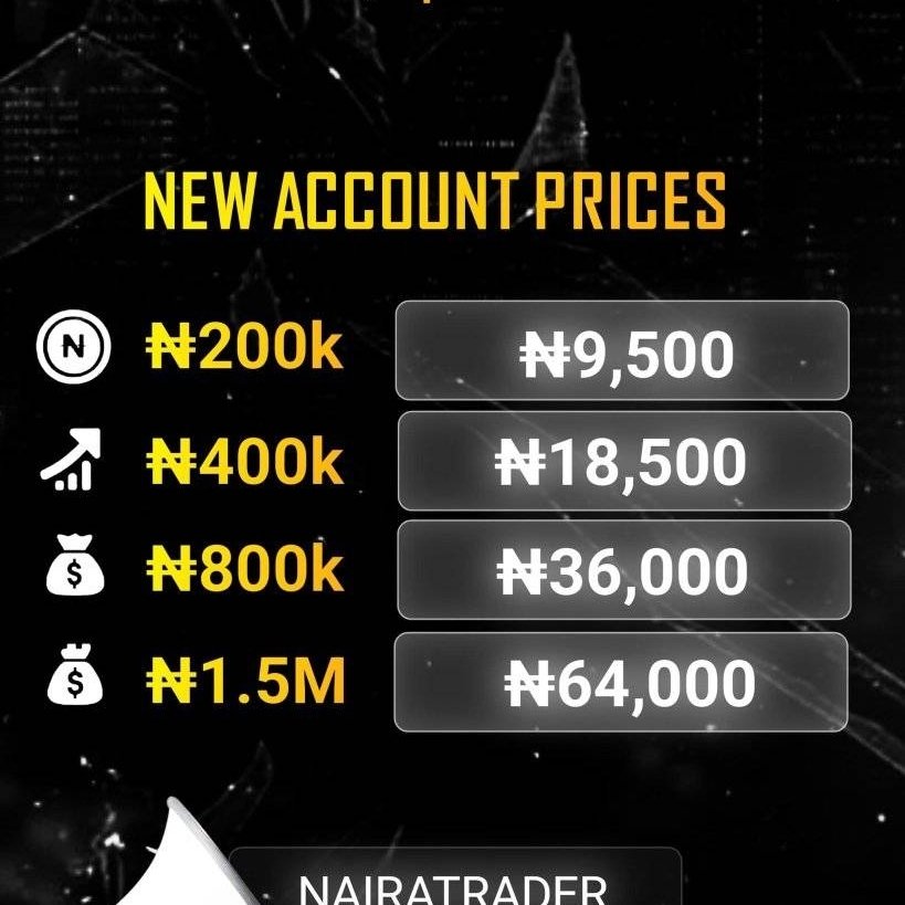 NairaTrader prop firm has taken over already if you haven't gotten an account I suggest you do that

👇👇👇
app.nairatrader.com/?wpam_id=530