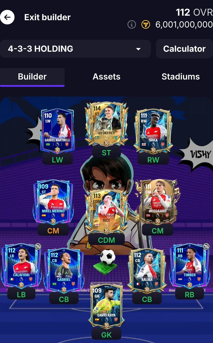 Squadbuilderx (@squadbuilderx) on Twitter photo ACTUALIZADO ‼️
Best possible #Arsenal squad builder in FC Mobile 🎮.
<a href="/tutiofifa/">Tío Fifah 🇨🇴 🇵🇸 حرة</a> <a href="/99rkreddy/">Rk Reddy</a> <a href="/FirstHalfYT/">FirstHalf EAFC</a> <a href="/Jacobek08/">JACOBinho®</a> <a href="/FC_14_STAR/">FC-STAR</a>
RT APPRECIATED🤝🏻 ACTUALIZADO ‼️
Best possible #Arsenal squad builder in FC Mobile 🎮.
<a href="/tutiofifa/">Tío Fifah 🇨🇴 🇵🇸 حرة</a> <a href="/99rkreddy/">Rk Reddy</a> <a href="/FirstHalfYT/">FirstHalf EAFC</a> <a href="/Jacobek08/">JACOBinho®</a> <a href="/FC_14_STAR/">FC-STAR</a>
RT APPRECIATED🤝🏻