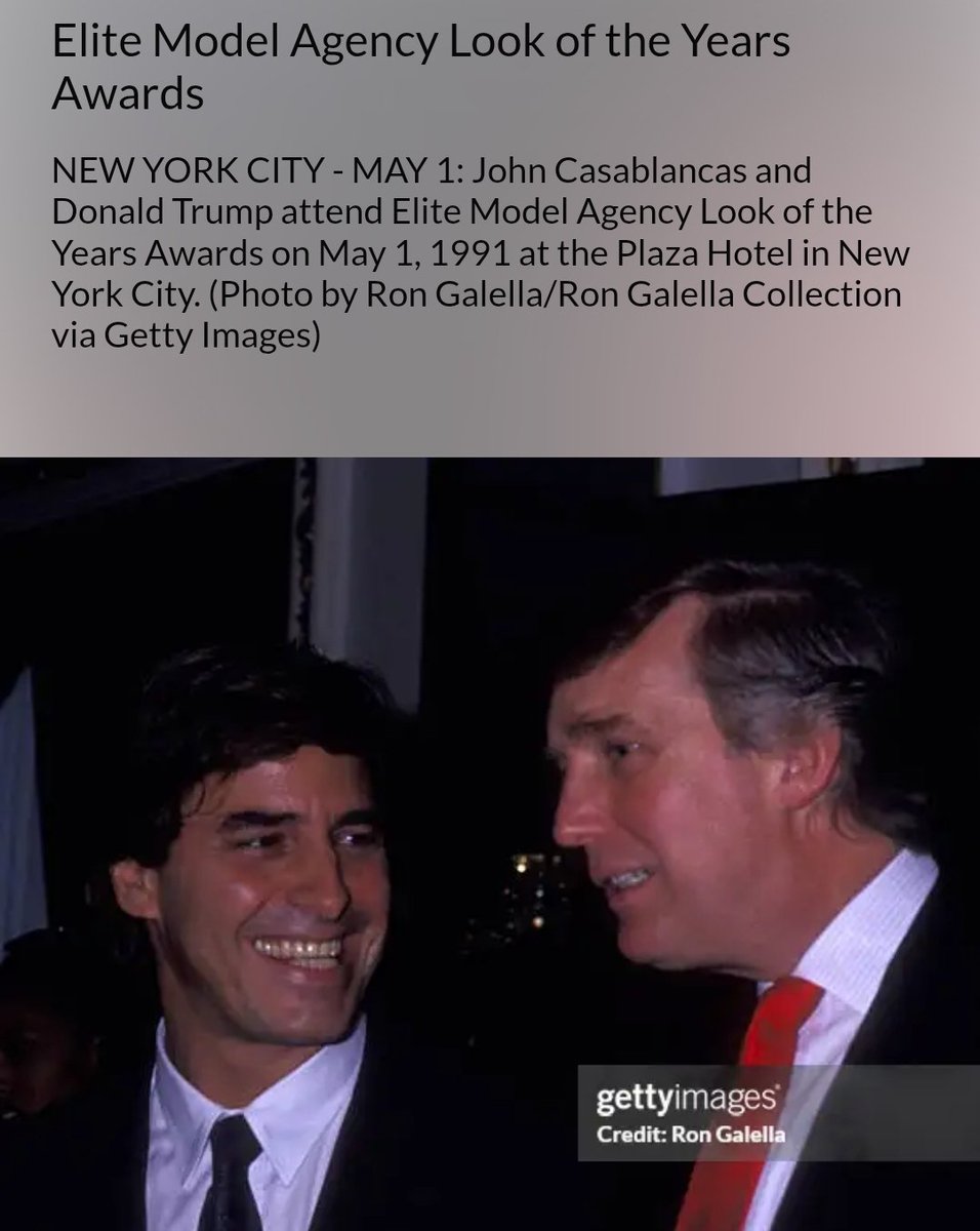 ifudontlike2bad's tweet image. Trump ran teen modeling contests, gave Epstein & Casablancas access to underage girls, & built the pipeline through his hotel & agency. The evidence is there. He knew exactly what he was doing. No trafficking charges - yet.
So, when? He was also, like Ghislaine, a supplier.