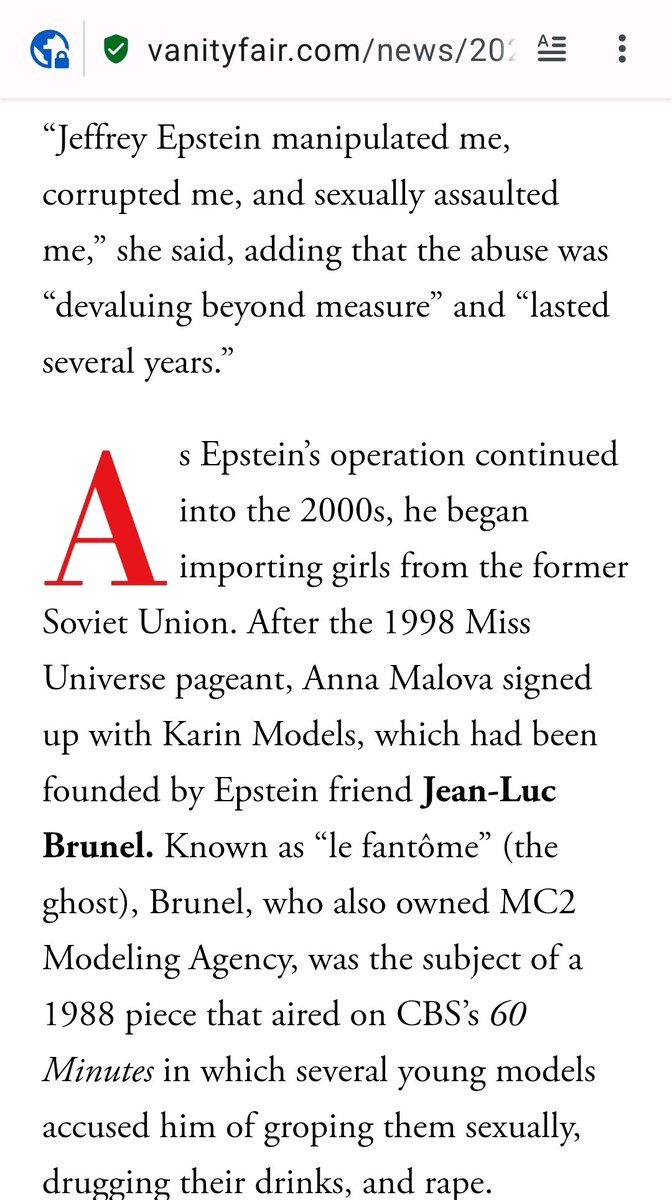 ifudontlike2bad's tweet image. Trump ran teen modeling contests, gave Epstein & Casablancas access to underage girls, & built the pipeline through his hotel & agency. The evidence is there. He knew exactly what he was doing. No trafficking charges - yet.
So, when? He was also, like Ghislaine, a supplier.