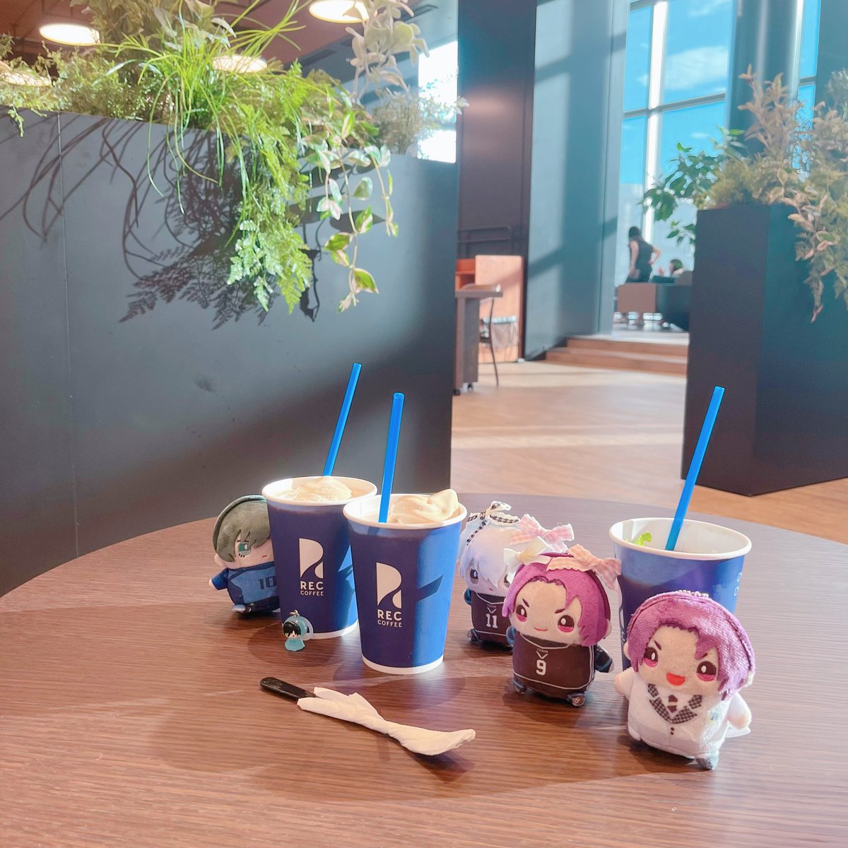 「カフェ!」|૮ . ̫ . ა ⸝꙳のイラスト