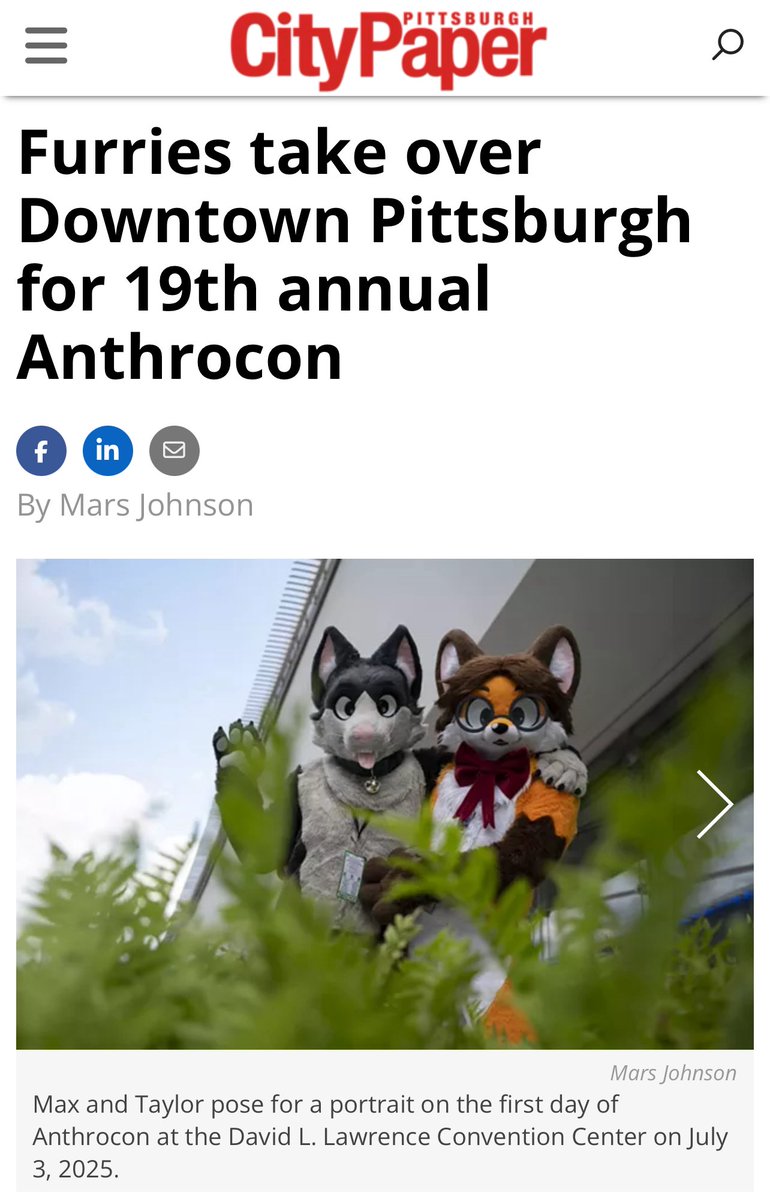 FairfoxLibrary's tweet image. Still can’t get over how @MaxMeower and I made the front page of the Pittsburgh City Paper!!