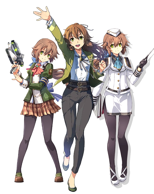 NOBXHAL's tweet image. #軌跡シリーズ #閃の軌跡 
トワ会長💙トワ先生💛トワ教官💗