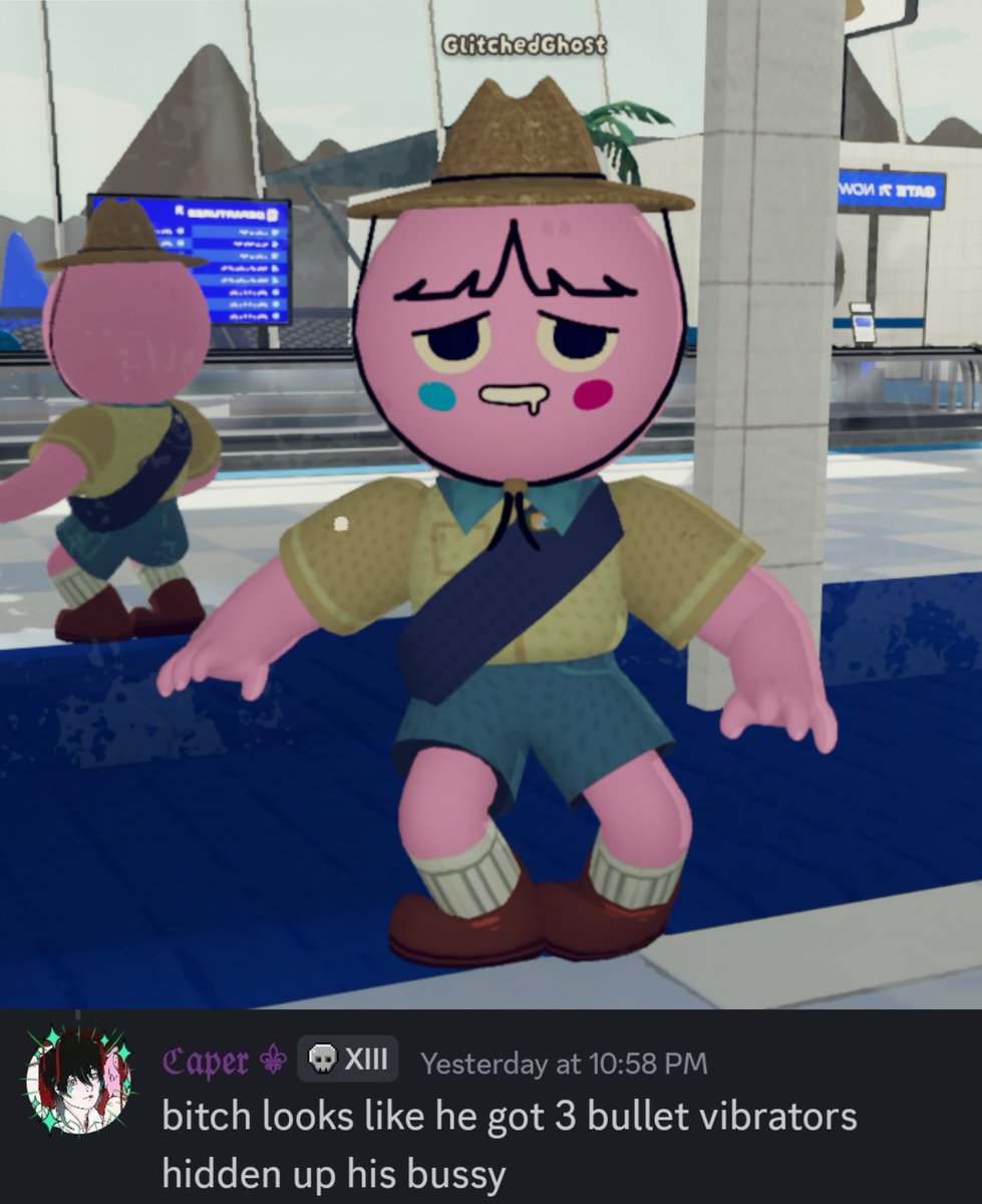 GlitchedGhostVT's tweet image. Was playing Peak last night with people and @CaperVT out here roasting my shit. lol
。𖦹°‧。𖦹°‧。𖦹°‧。𖦹°‧
...he isnt wrong tho... AND ILL SHOVE THEM UP THERE AGAIN. DONT TEMPT ME.