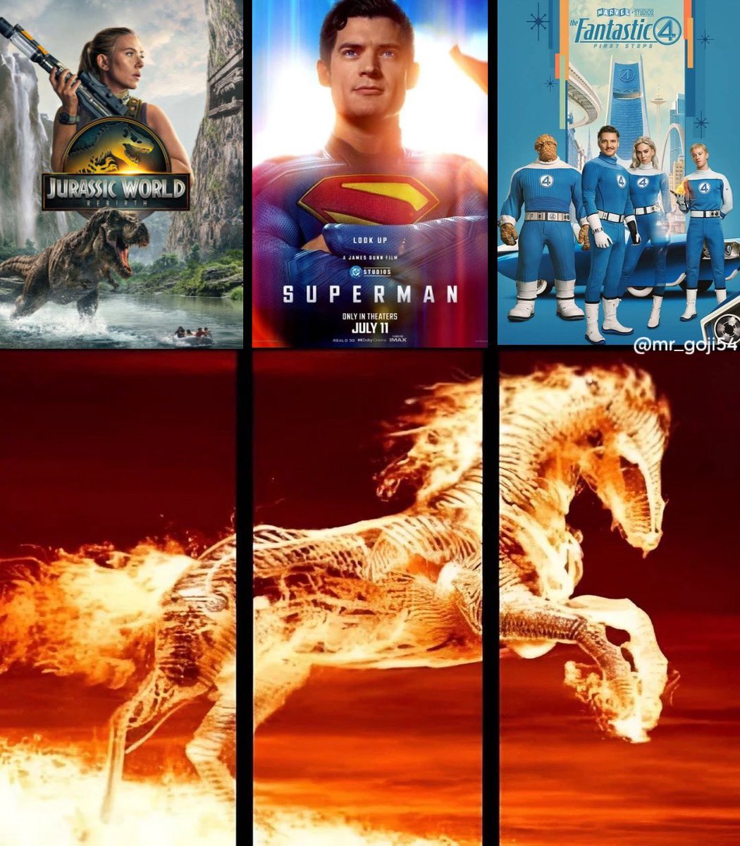 We All Won. 

#JurassicWorldRebirth 
#Superman 
#Fantastic4