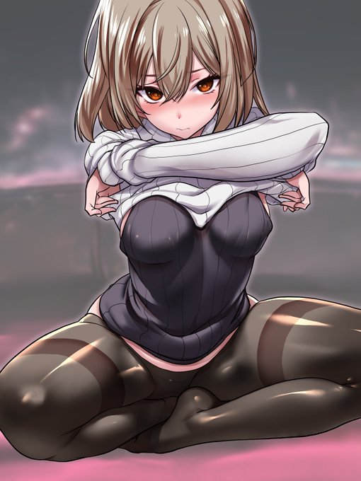 たてセタ自主練377 
夏対策にたてセタ二重構造 