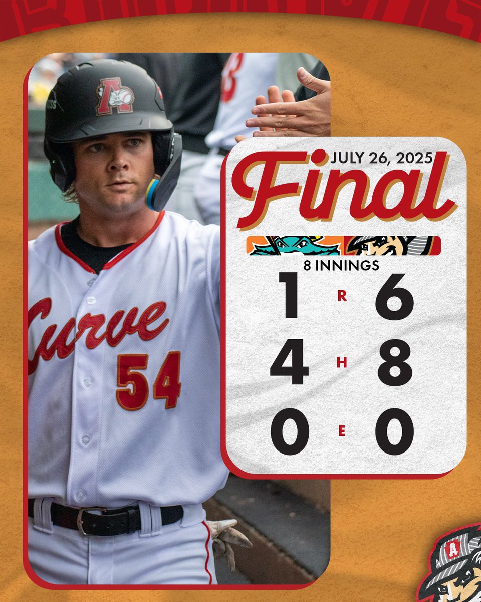 AltoonaCurve's tweet image. Tonight's game has been called. We defeated Chesapeake 6-1 in eight innings!