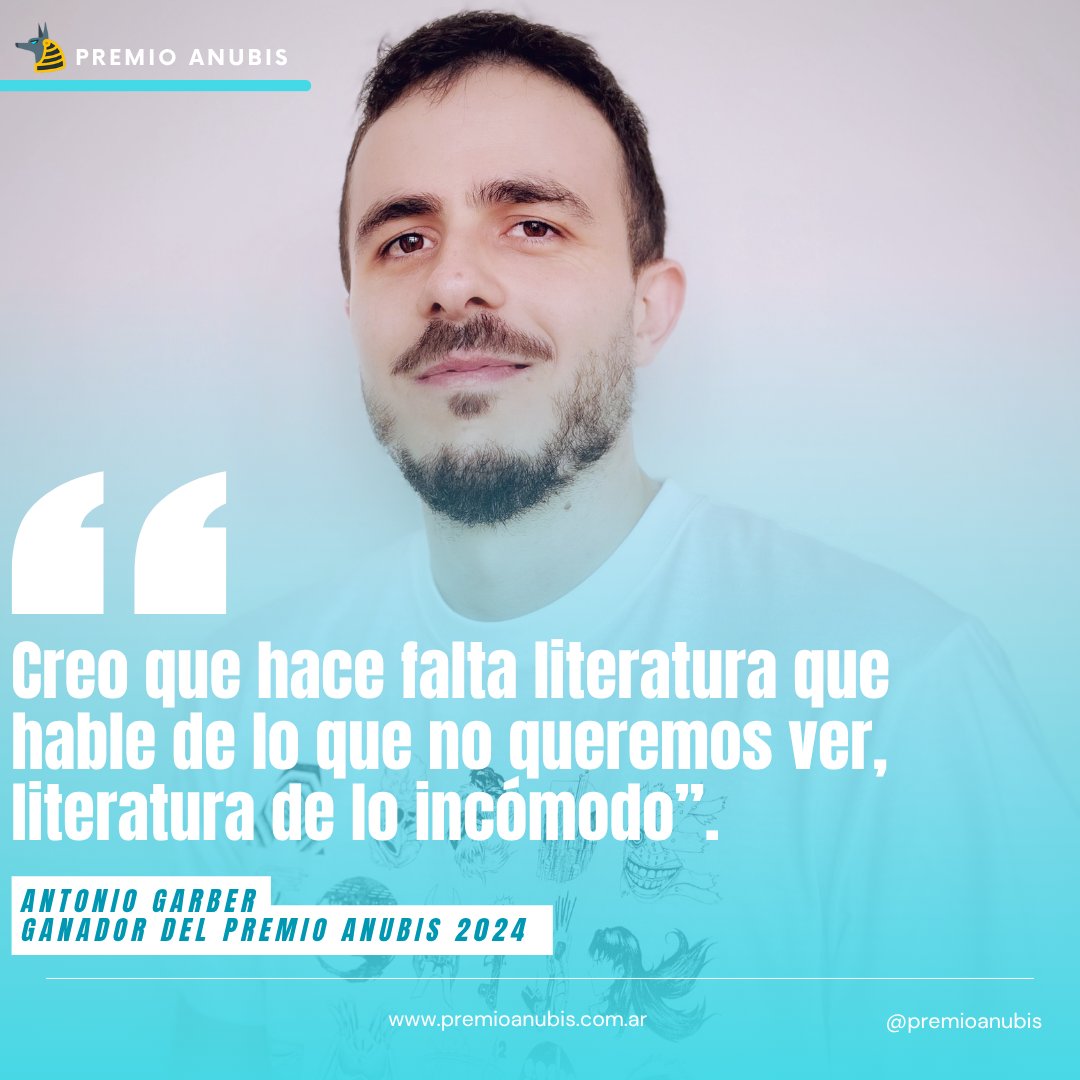 Premio Anubis (@premioanubis) on Twitter photo ENTREVISTA a Antonio Garber 🇪🇸. (<a href="/radicalshocker/">Antonio Garber</a>).
🥇Ganador del Premio Anubis 2024.
🔗Lee la entrevista acá👇🏻premioanubis.com.ar/p/entrevista-a… ENTREVISTA a Antonio Garber 🇪🇸. (<a href="/radicalshocker/">Antonio Garber</a>).
🥇Ganador del Premio Anubis 2024.
🔗Lee la entrevista acá👇🏻premioanubis.com.ar/p/entrevista-a…