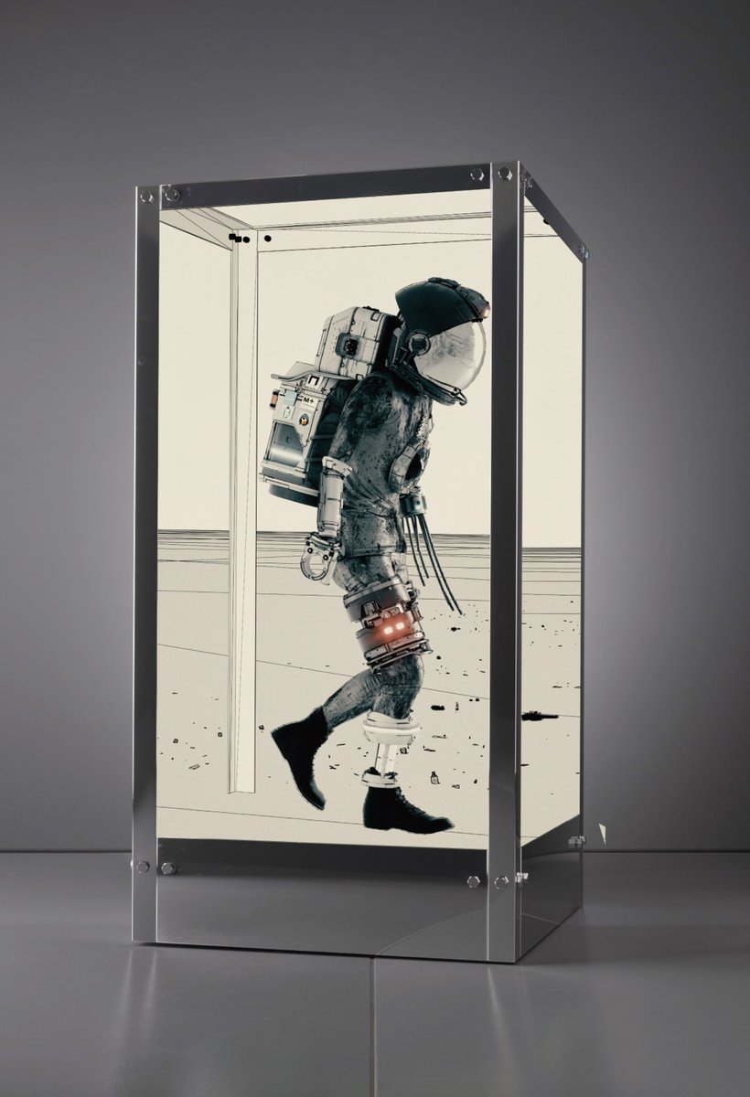 Beeple in 2022: "What I am is an evangelist for digital art… there is actually substance to what I have been doing… I am focused on legacy now. It’s about the real shit that people will give a fuck about 200 years from now."

Below: Human One (2021) by Beeple, shown in