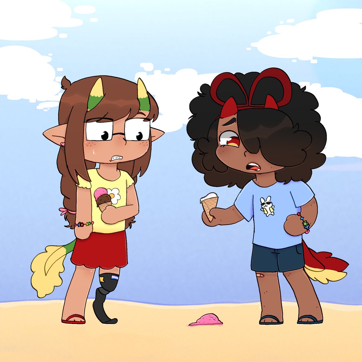 QvackStars's tweet image. They&apos;re just a little clumsy, Poor Tilin

#JuanaFlippaFanart #TilinFanart