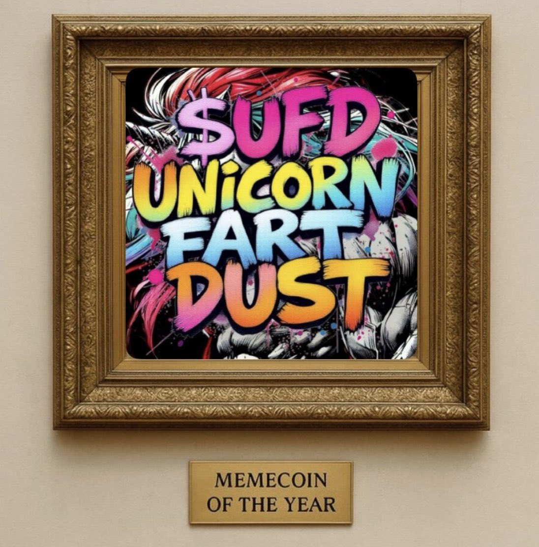 CTDom23824's tweet image. Here is a little write up I made about $UFD earlier. It doesn’t include everything but it’s a good little intro. I’ll post a few memes below as well but some of our talented artists can show off their work

- launched by a gold/maxi boomer who said all crypto was just “unicorn…