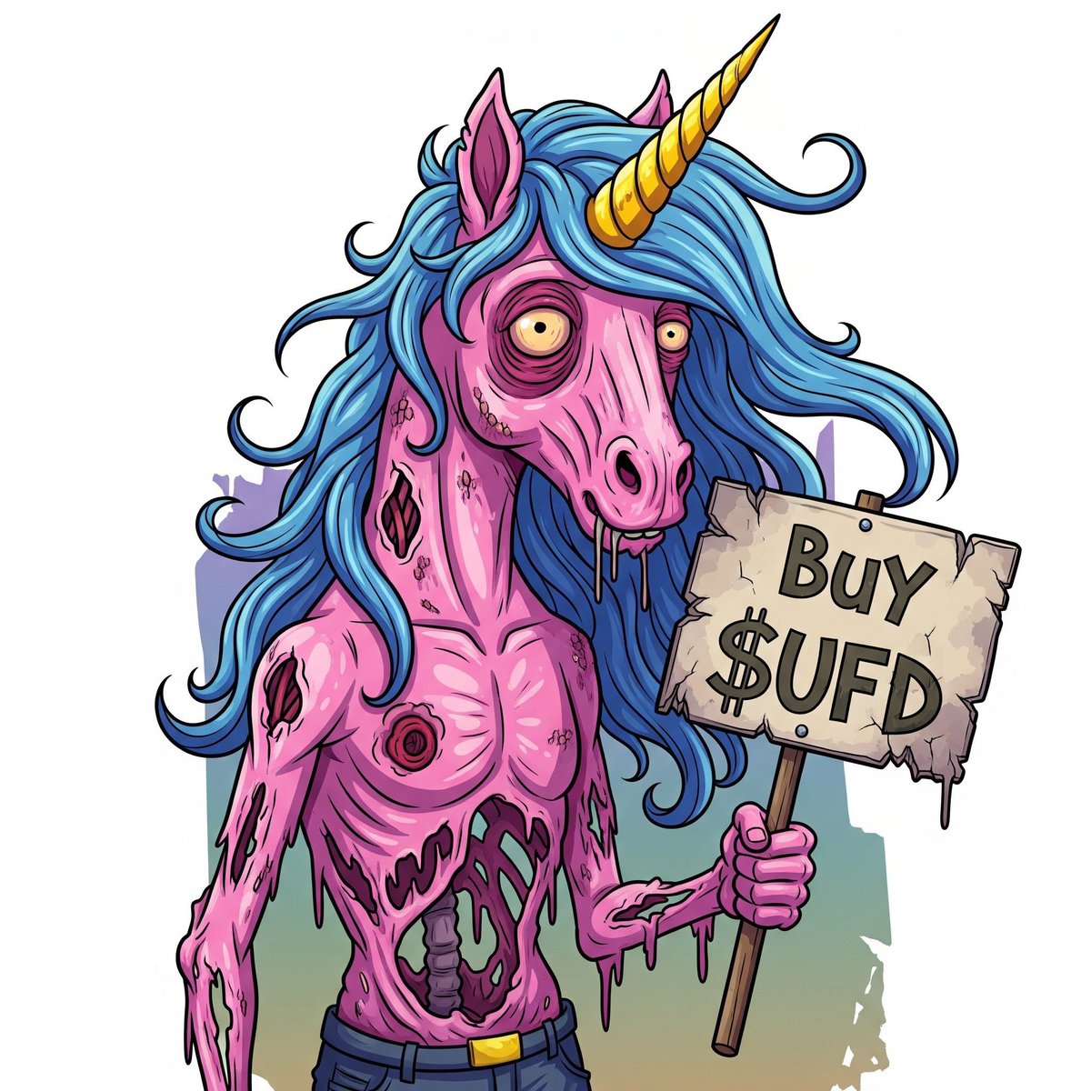 CTDom23824's tweet image. Here is a little write up I made about $UFD earlier. It doesn’t include everything but it’s a good little intro. I’ll post a few memes below as well but some of our talented artists can show off their work

- launched by a gold/maxi boomer who said all crypto was just “unicorn…