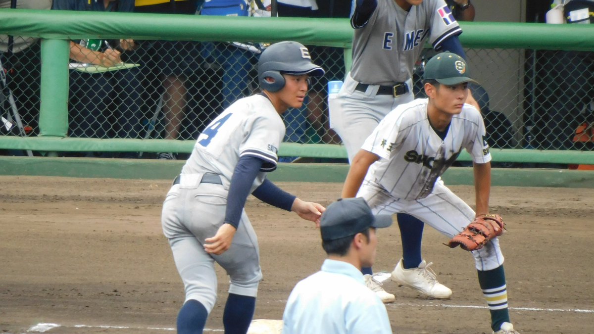 koukouyakyuFC's tweet image. 打率4割超 8番細沼選手のタイムリーで叡明先制