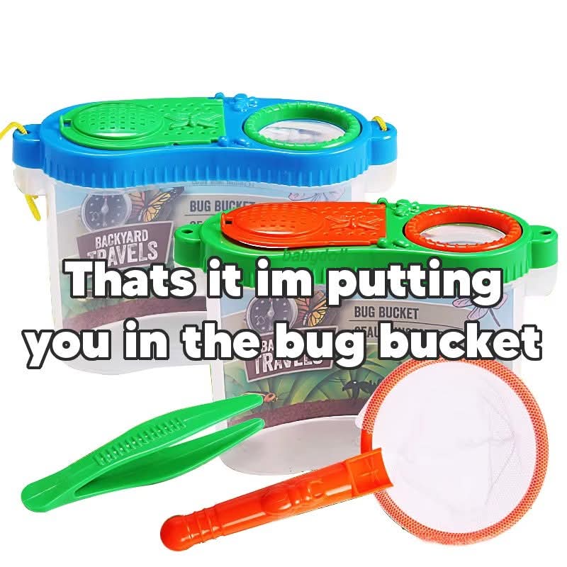 ifihadatoaster's tweet image. New addition @NoticingCat has been added to the bugget!

He is cricket with Zeb is dung beatle