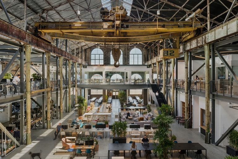 Ummm:
I didn’t know that <a href="/GustoHQ/">Gusto</a> HQs was a former machine workshop for submarines. I love this so much 

re-thinkingthefuture.com/case-studies/a…