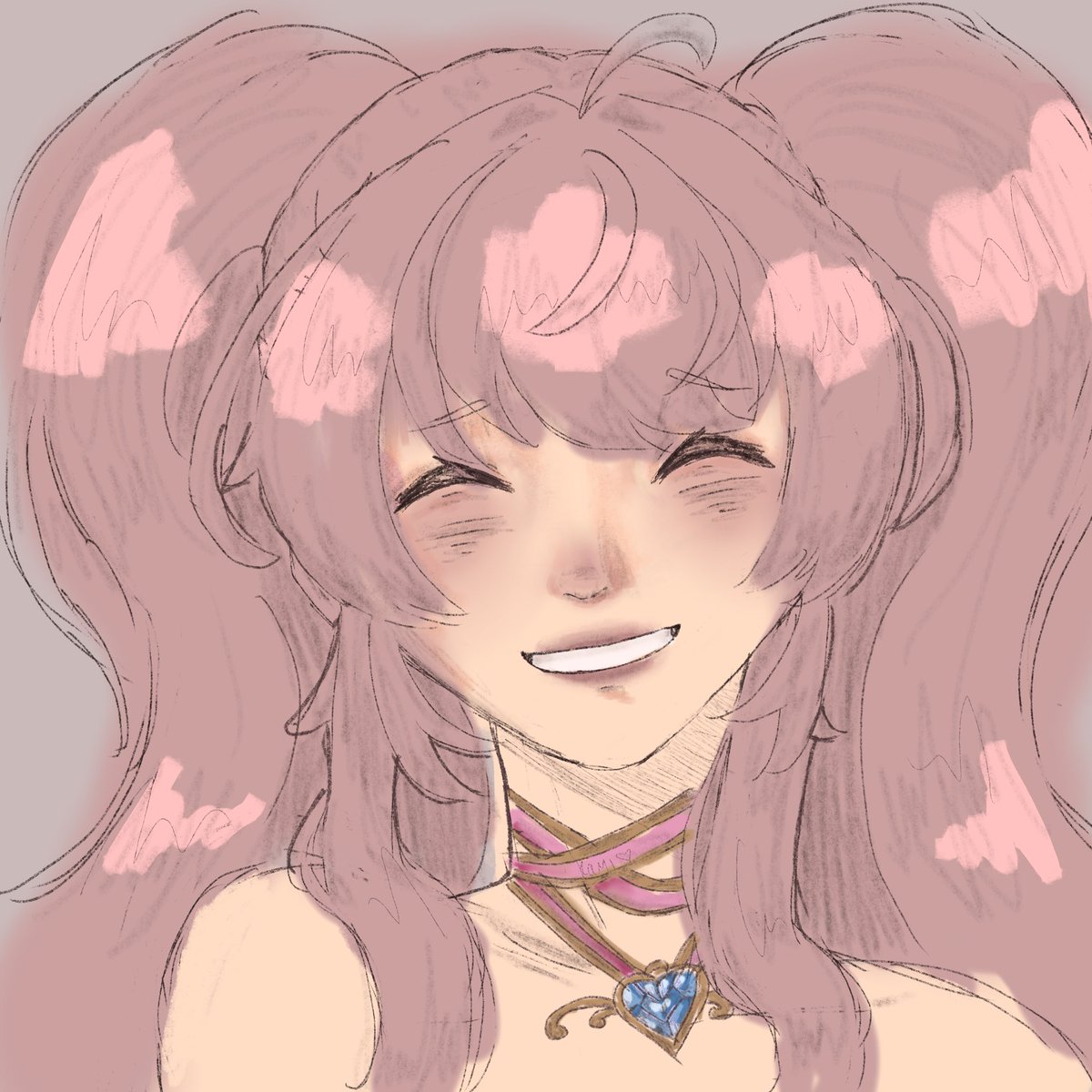 kami_2405's tweet image. silly doodle i dont feel like finishing cuz i wanna play fortnite