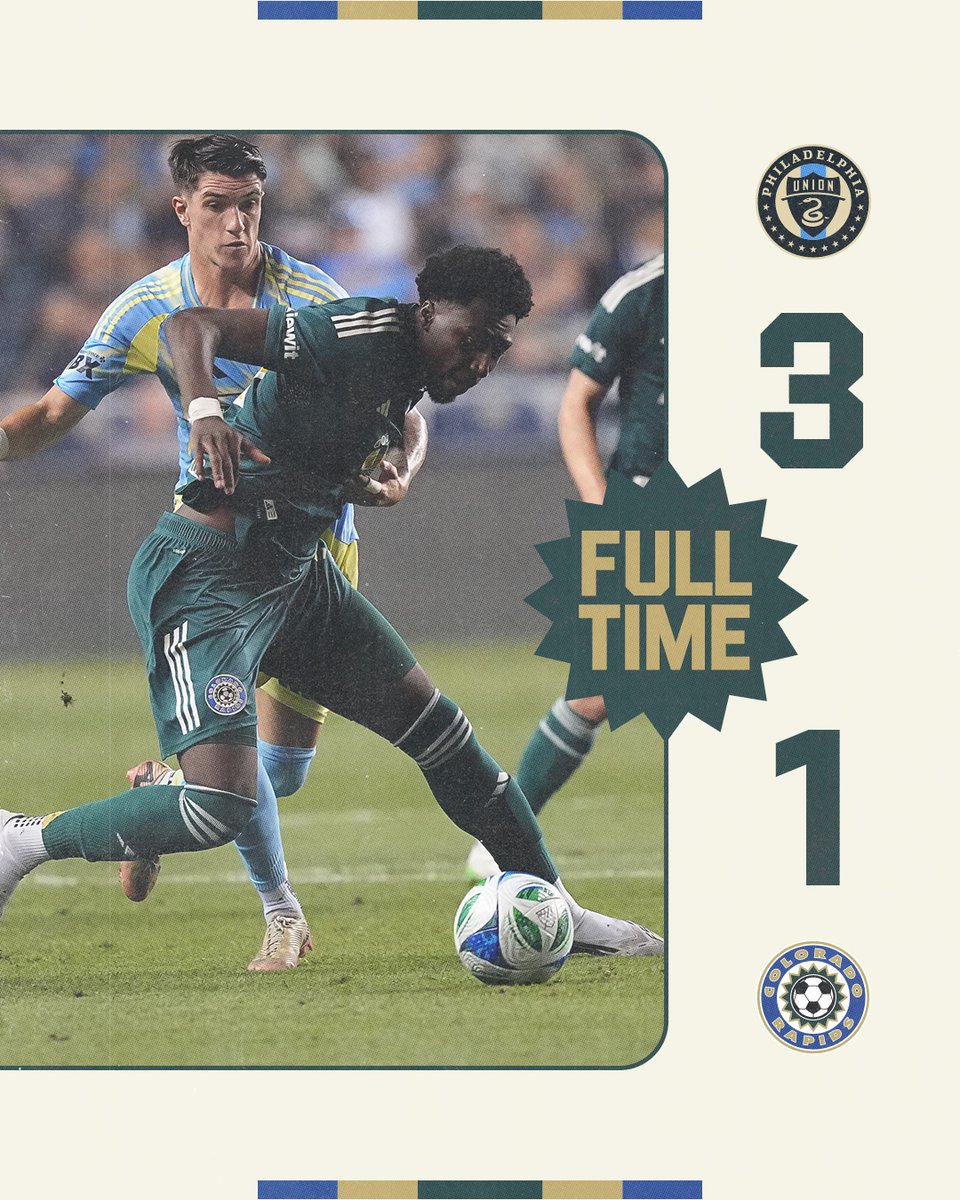 ColoradoRapids's tweet image. Final. 

#PHIvCOL