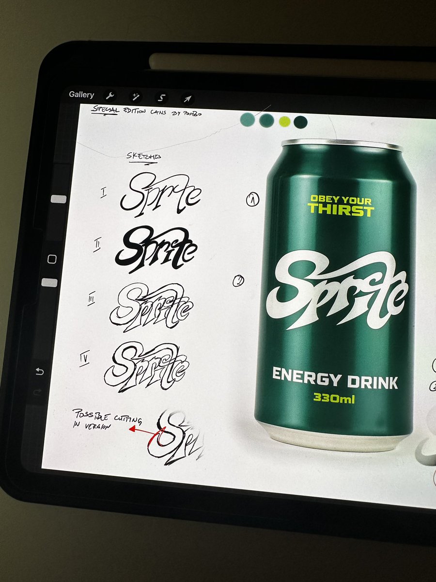 pombodesign's tweet image. Thoughts on this? Sprite as an energy drink 👀