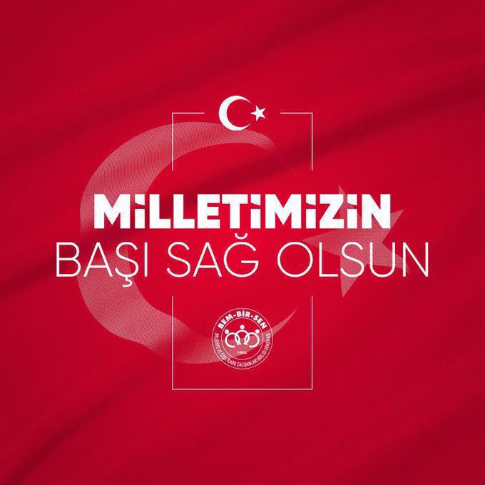 Milletimizin 🇹🇷
Başı Sağolsun

Hatay’da yüksek ateş şikayetiyle hastaneye kaldırılan ve Şehid olan Mehmetçiklerimize 
ALLAH'tan c.c rahmet,
aileleri ve yakınlarına başsağlığı diliyor

Hastanede tedavileri devam eden Askerlerimize acil şifalar diliyoruz🤲🏼