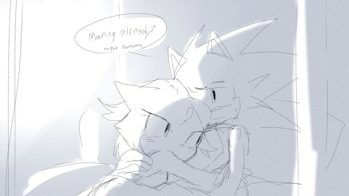 Their relationship is a secret to the public so sonic often sneaks in her room at night and leaves at dawn
