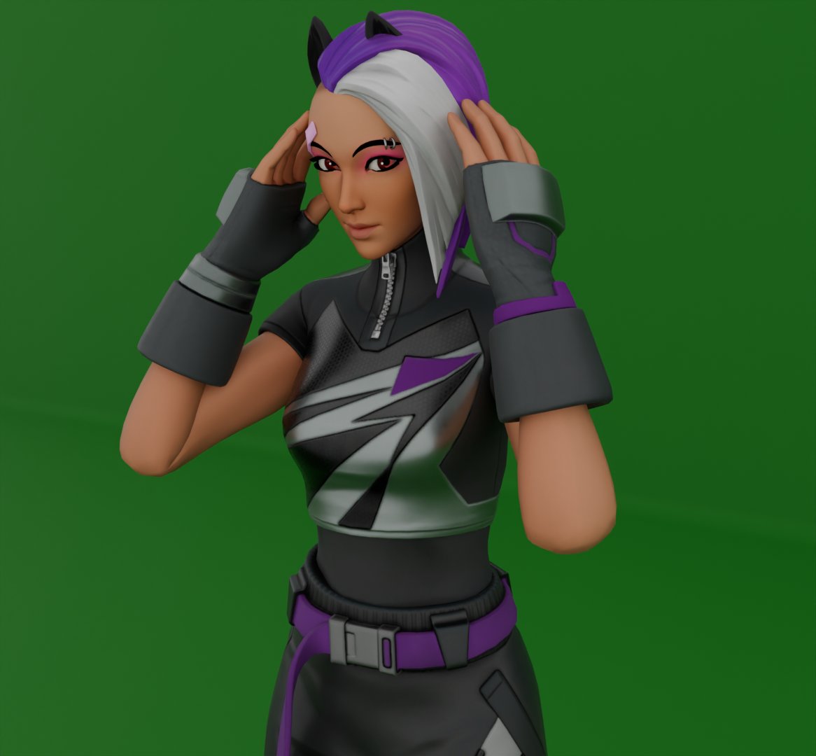 TrueFNAFGamer's tweet image. I did some experiments with the kitsune ears too