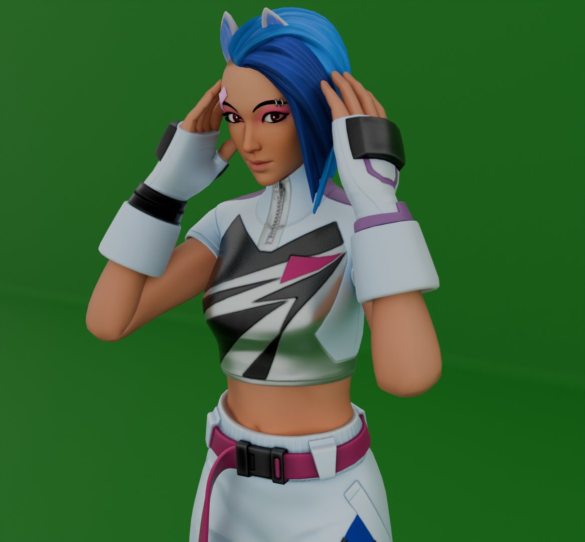 TrueFNAFGamer's tweet image. I did some experiments with the kitsune ears too