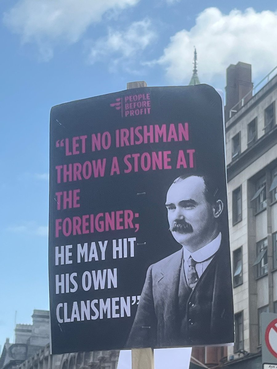 shaunharkin17's tweet image. I'm with James Connolly.
Punch up at the billionaire parasites, the genocide profiteers and the warmongering governments responsible for deprivation and misery, never down at those who are part of our class, the global working class.
We will rise together or not at all.