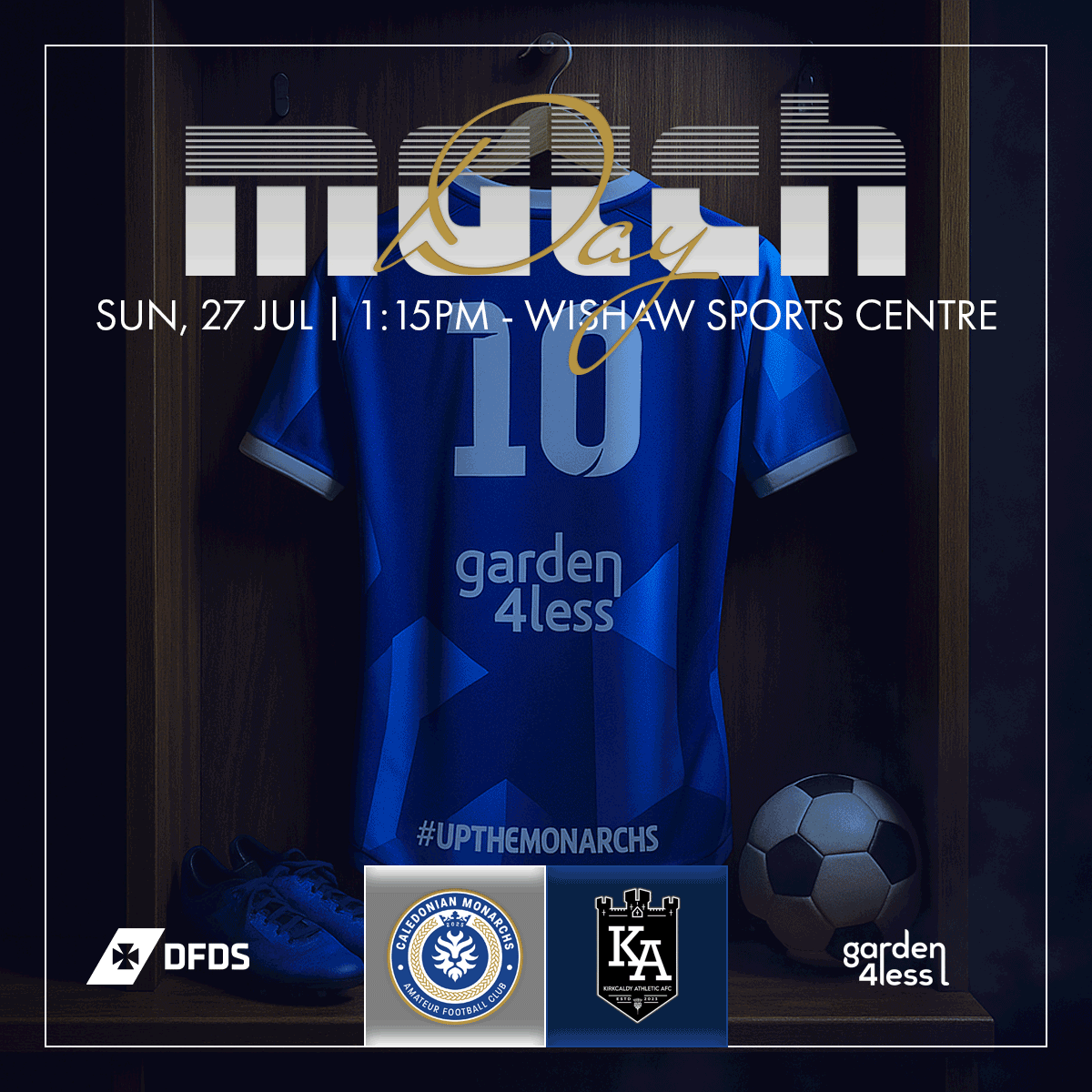 calmon_afc's tweet photo. Matchday 🆚 @kirkcaldyAFC

📍 Wishaw Sports Centre
🕐 KO 1:15pm

Second-last friendly before the season. Let’s enjoy the game, tighten things up at the back &amp; improve our build-up play.

Step by step. 👊

#UpTheMonarchs #PreSeason #SundayLeague https://t.co/1ko6zdP5nN