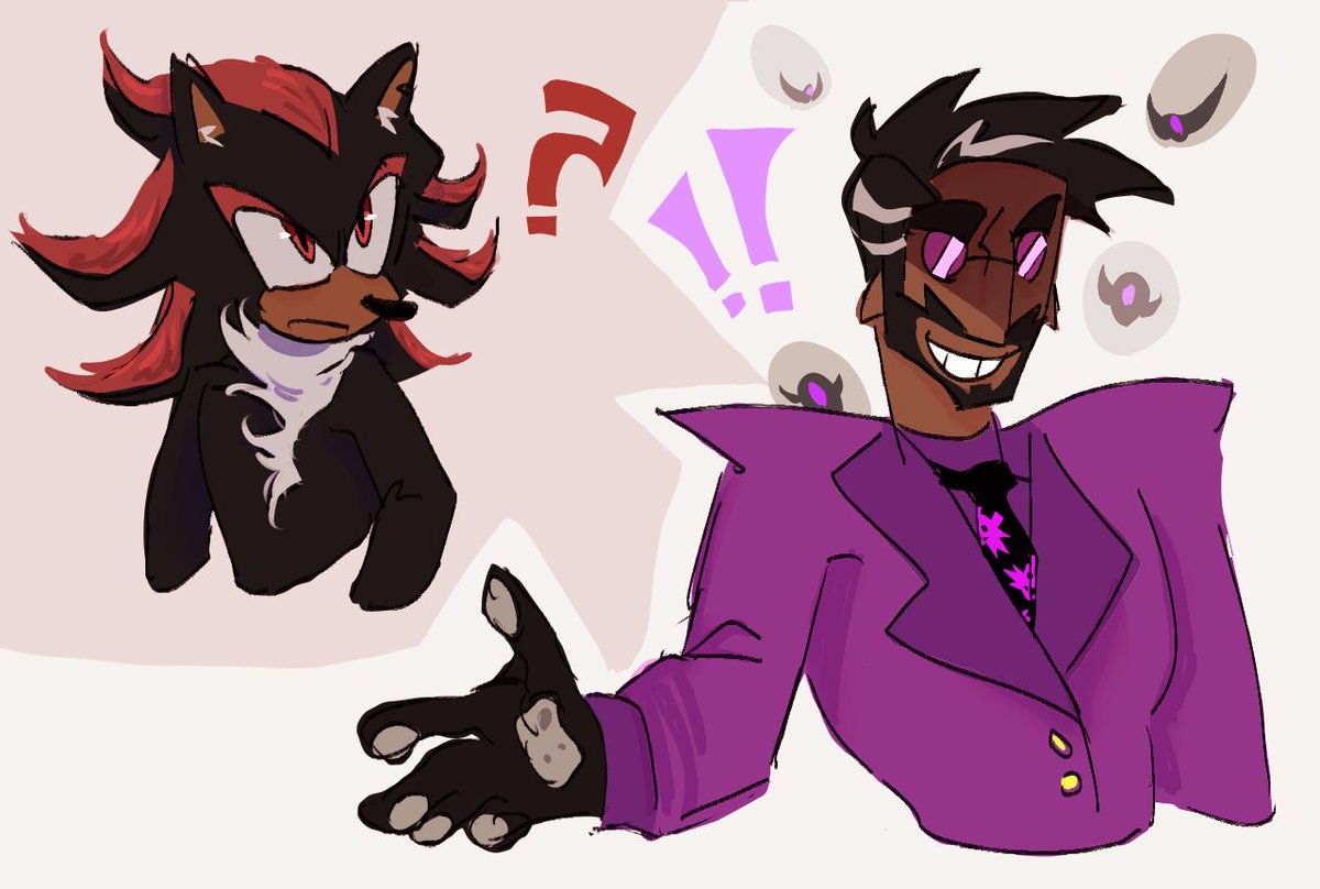 hiversius's tweet image. who is that weird looking evil guy🤔🤔

#agentstone
#shadowthehedgehog