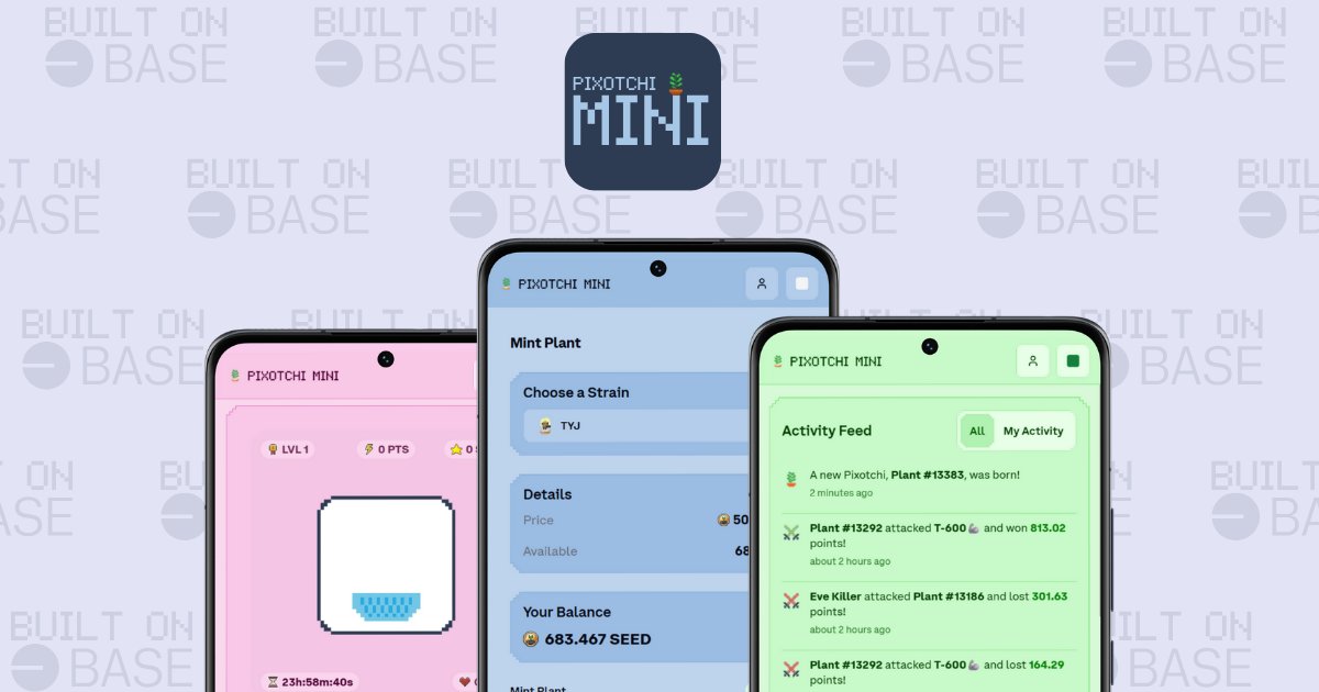 We heard <a href="/baseapp/">Base app</a> loves surprising with colour and expression and we're taking notes ✍🏻

So what would be your color of choice if you could customize your Pixotchi Mini app?

🟦🟥🟧🟨🟩🟪⬜⬛
