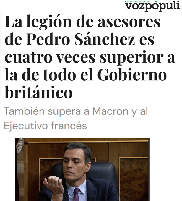 Tus impuestos para sanidad, educación y la agencia de colocación del PSOE.