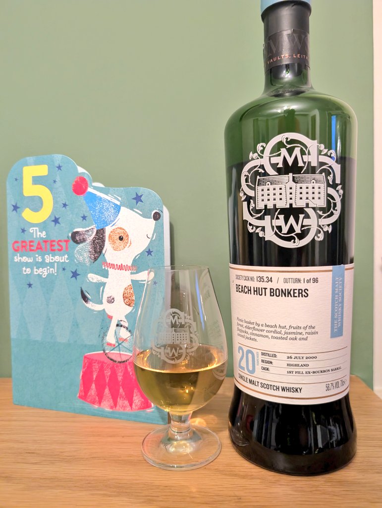 5 years ago then things changed. That said though back in 2000 this one from <a href="/smws/">Syreeta</a> began its journey too. A dram that like the kids I sometimes struggle with but it's alright and I'll keep it a bit longer. #whisky