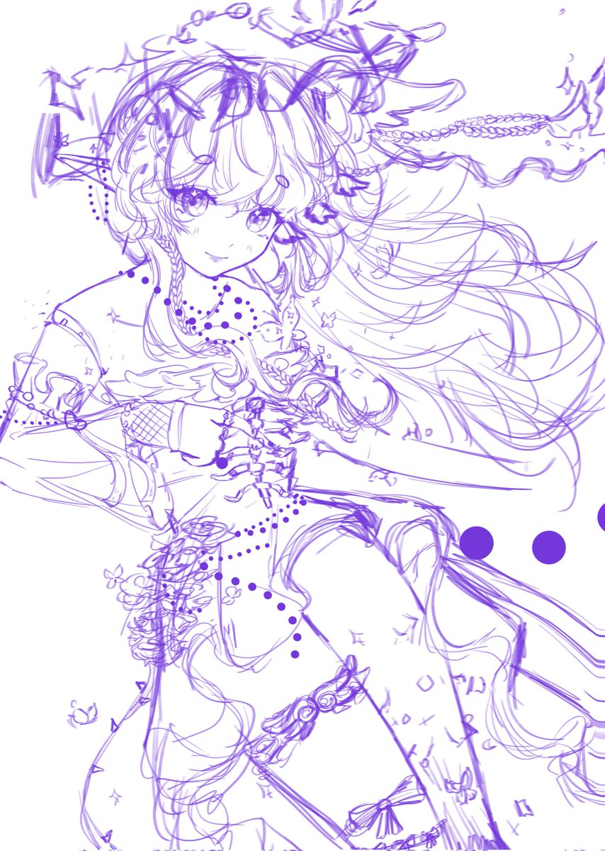 iymero's tweet image. #sketchart 🪻🫧 ( will render this one xd ) 
★, looking for #artmoots !^0^